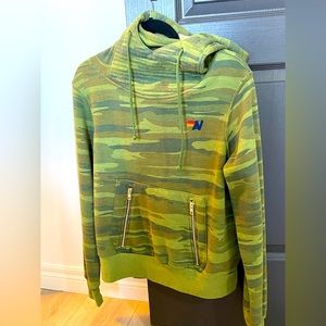 Women’s Aviator Nation -AUTHENTIC- cozy neck hoody - size S